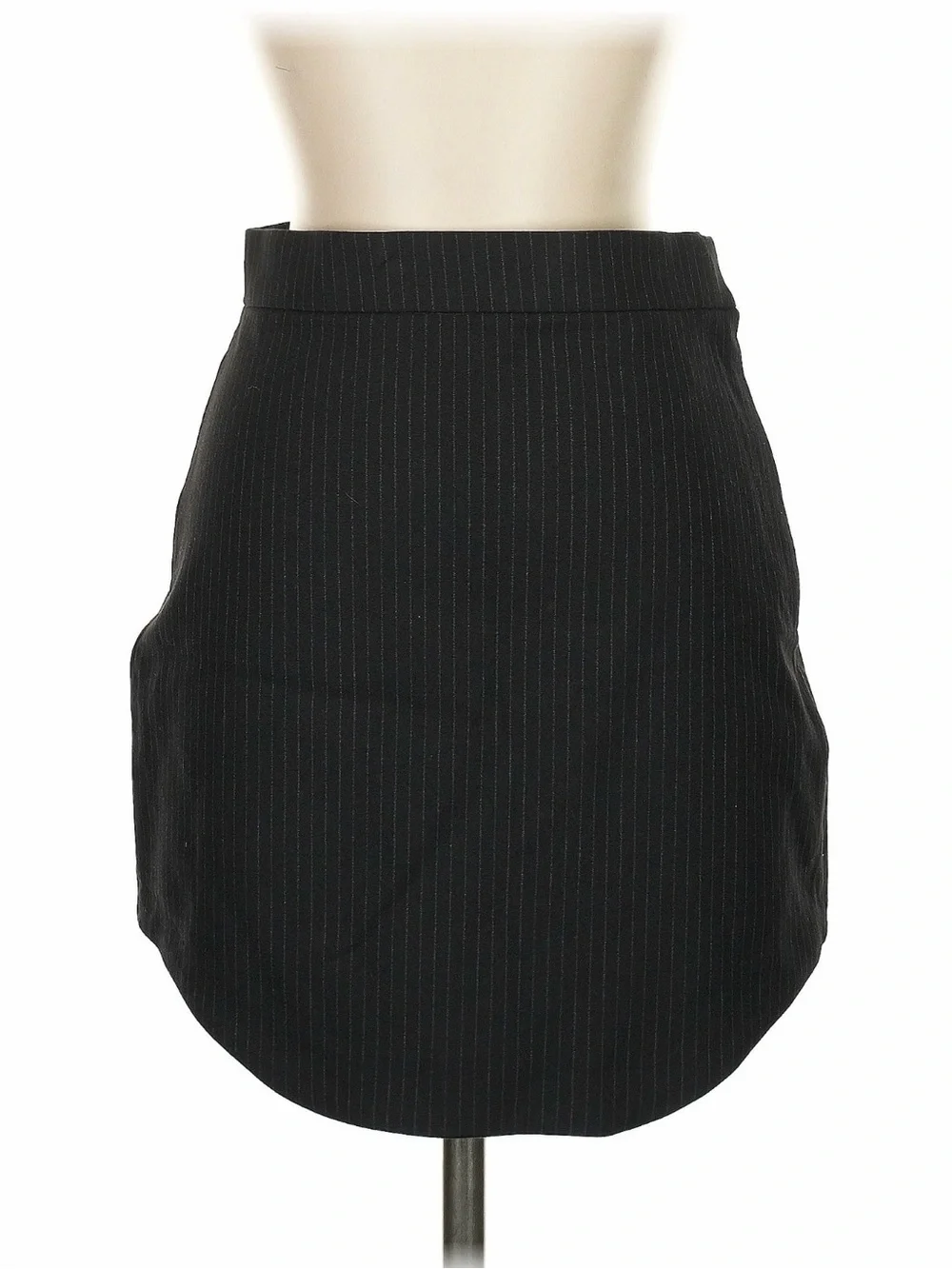 NWT Zara Black Pinstripe Mini Skirt XS